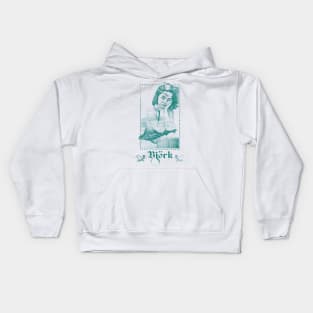 Björk / Vintage Style Aesthetic Fan Art Design Kids Hoodie